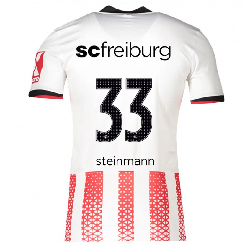 Danxen Herren Karl Steinmann #33 Weiß Rot Heimtrikot Trikot 2025/26 T-Shirt Österreich