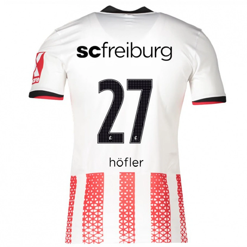 Danxen Herren Nicolas Höfler #27 Weiß Rot Heimtrikot Trikot 2025/26 T-Shirt Österreich