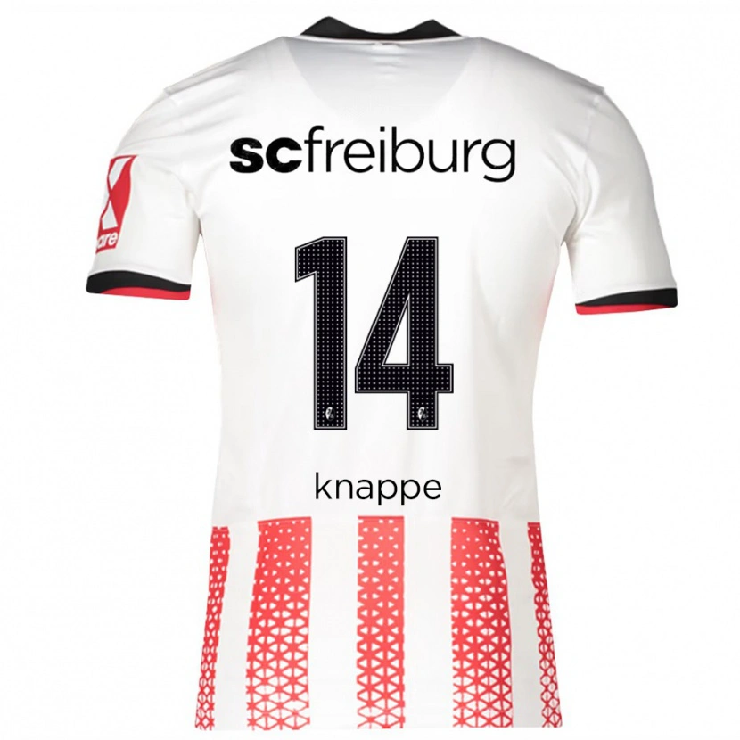 Danxen Herren Davino Knappe #14 Weiß Rot Heimtrikot Trikot 2025/26 T-Shirt Österreich