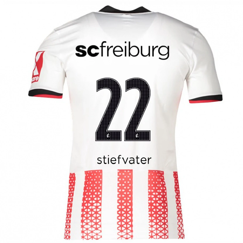 Danxen Herren Max Stiefvater #22 Weiß Rot Heimtrikot Trikot 2025/26 T-Shirt Österreich