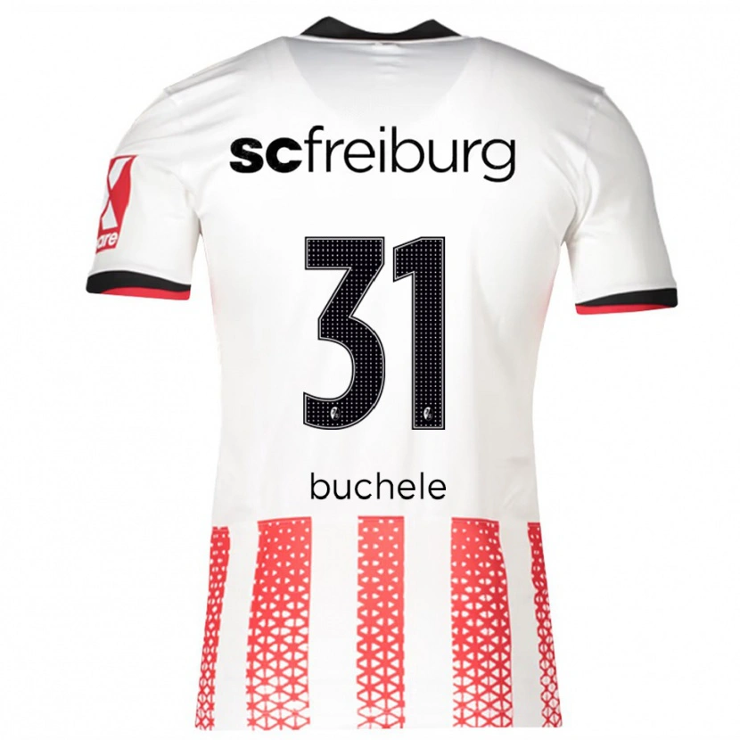 Danxen Herren Mia Büchele #31 Weiß Rot Heimtrikot Trikot 2025/26 T-Shirt Österreich