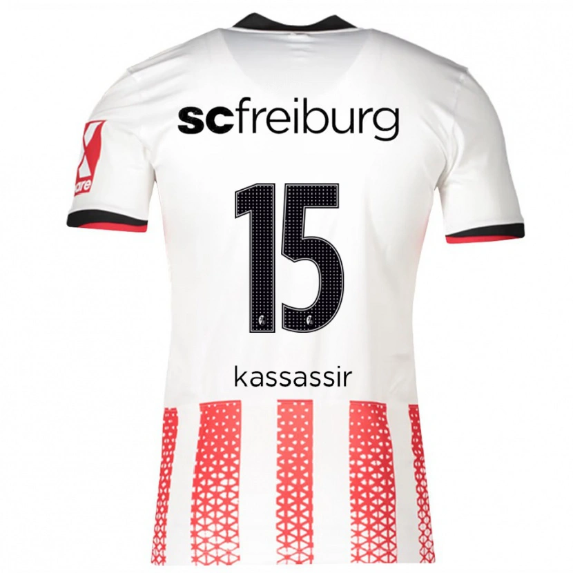 Danxen Herren Malik Kassassir #15 Weiß Rot Heimtrikot Trikot 2025/26 T-Shirt Österreich