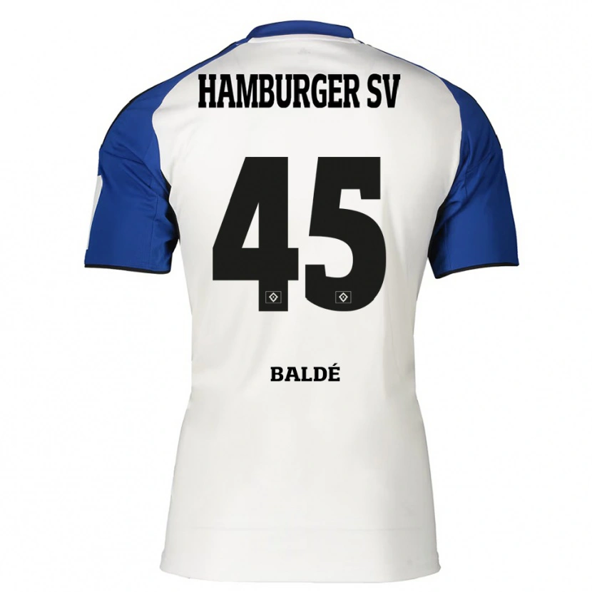 Danxen Herren Fabio Baldé #45 Weiß Blau Heimtrikot Trikot 2025/26 T-Shirt Österreich