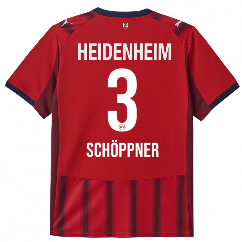 Danxen Herren Jan Schöppner #3 Rot Marineblau Heimtrikot Trikot 2025/26 T-Shirt Österreich