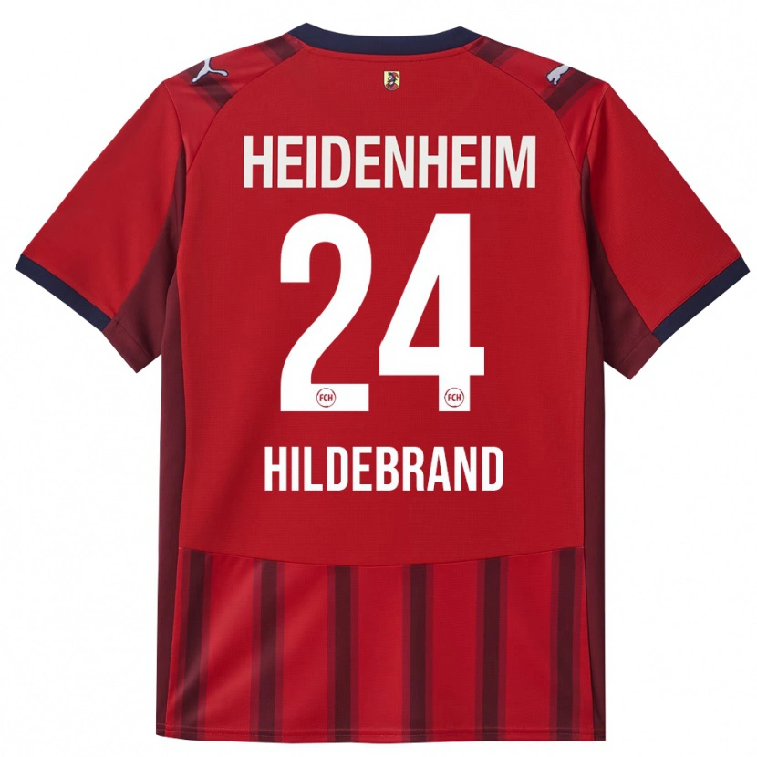 Danxen Herren Jan Hildebrandt #24 Rot Marineblau Heimtrikot Trikot 2025/26 T-Shirt Österreich