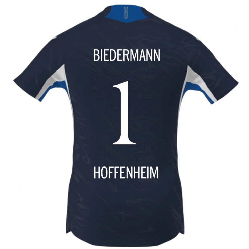 Danxen Herren Nico Biedermann #1 Marineblau Weiß Heimtrikot Trikot 2025/26 T-Shirt Österreich