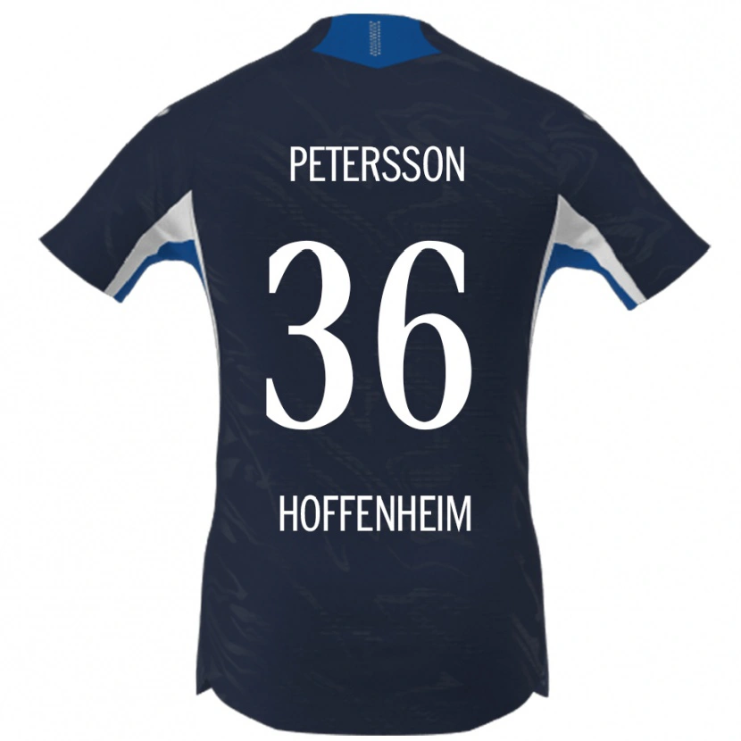 Danxen Herren Lúkas Petersson #36 Marineblau Weiß Heimtrikot Trikot 2025/26 T-Shirt Österreich
