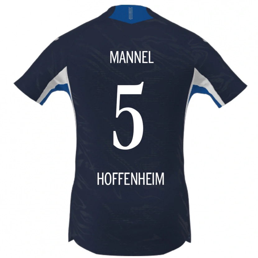 Danxen Herren Bixente Mannel #5 Marineblau Weiß Heimtrikot Trikot 2025/26 T-Shirt Österreich