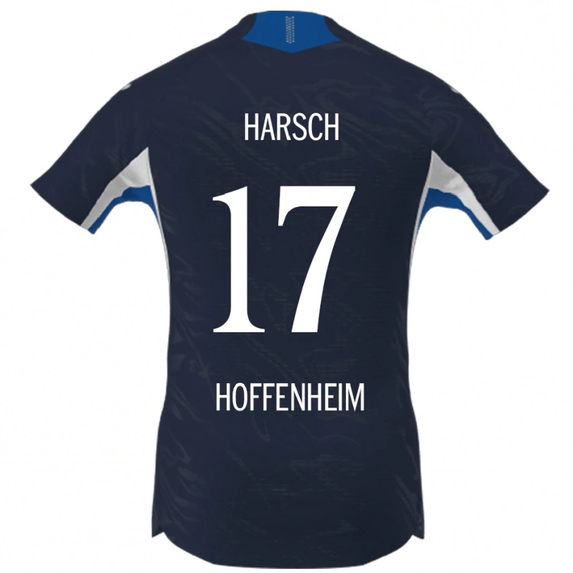 Danxen Herren Franziska Harsch #17 Marineblau Weiß Heimtrikot Trikot 2025/26 T-Shirt Österreich