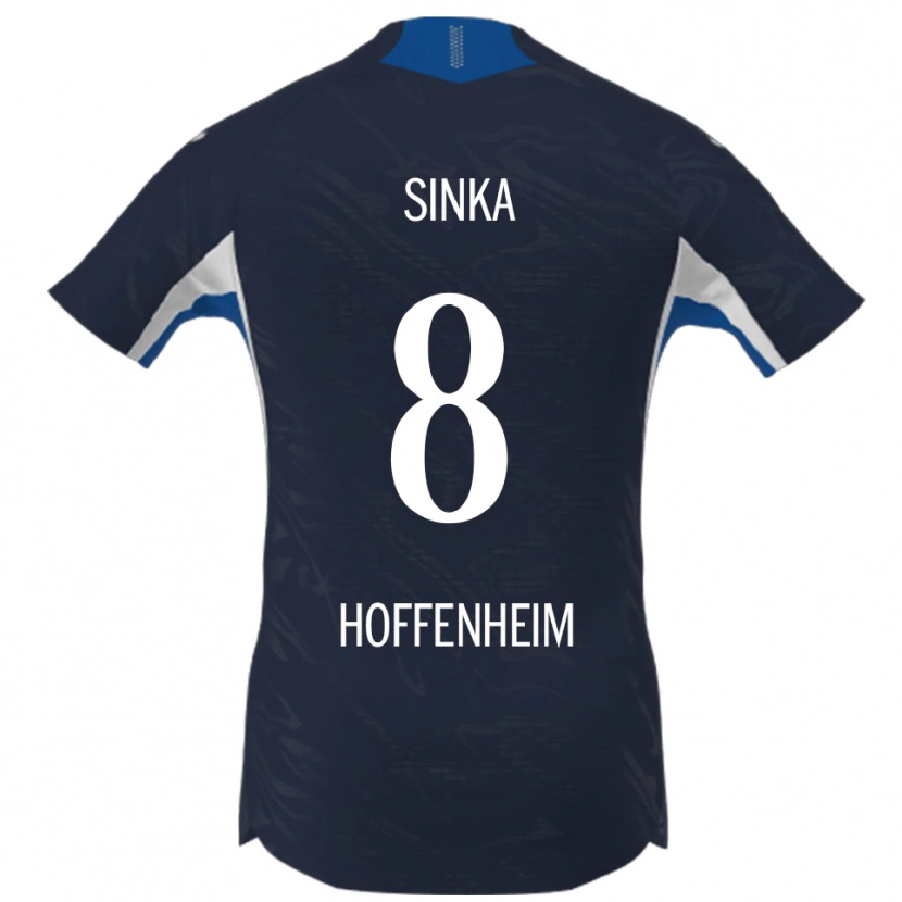 Danxen Herren Napsugár Sinka #8 Marineblau Weiß Heimtrikot Trikot 2025/26 T-Shirt Österreich