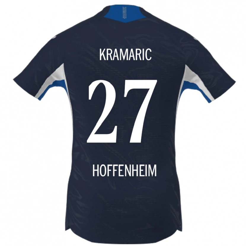 Danxen Herren Andrej Kramaric #27 Marineblau Weiß Heimtrikot Trikot 2025/26 T-Shirt Österreich