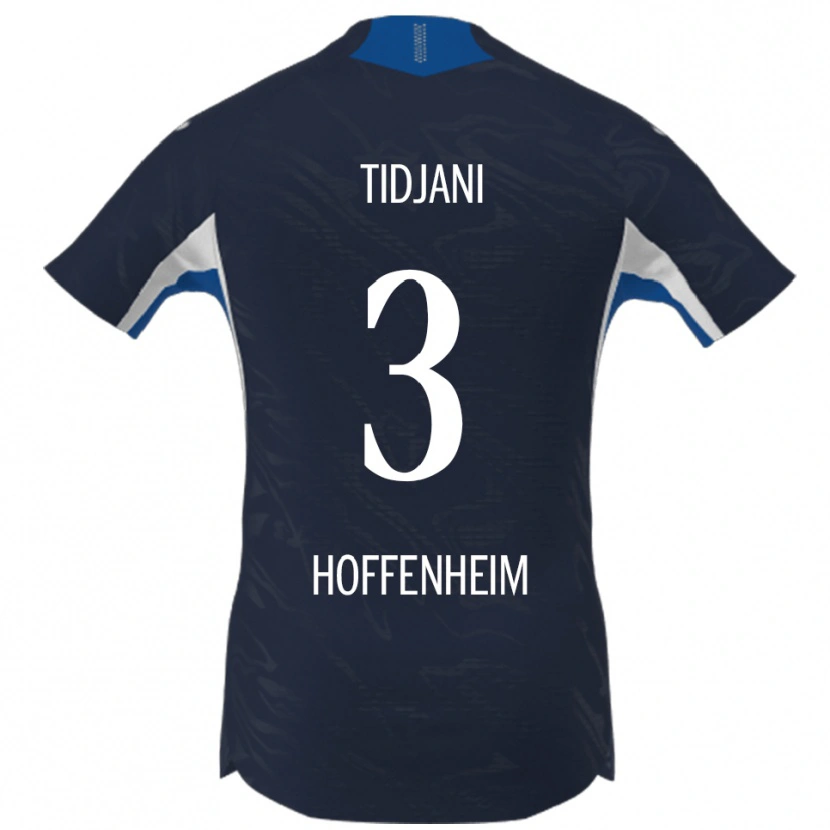 Danxen Herren Nouh Tidjani #3 Marineblau Weiß Heimtrikot Trikot 2025/26 T-Shirt Österreich