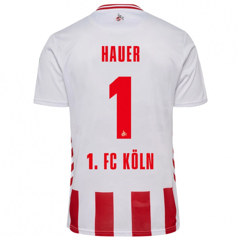 Danxen Herren Luis Hauer #1 Weiß Rot Heimtrikot Trikot 2025/26 T-Shirt Österreich