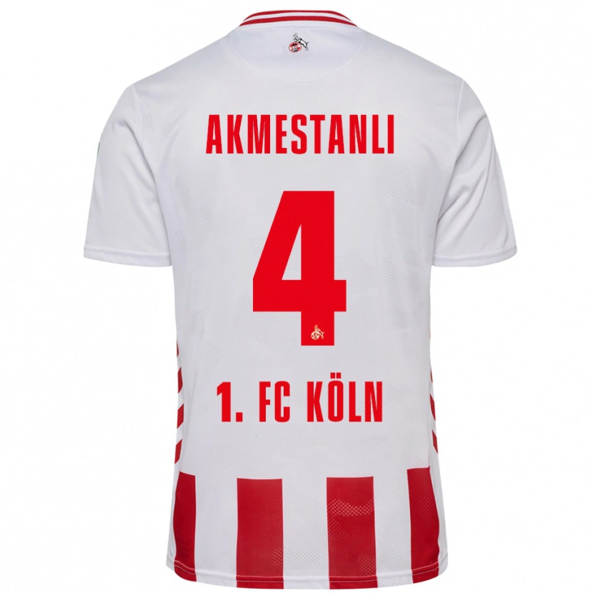 Danxen Herren Teoman Akmestanli #4 Weiß Rot Heimtrikot Trikot 2025/26 T-Shirt Österreich