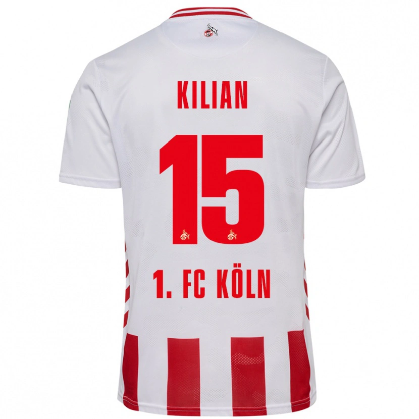 Danxen Herren Luca Kilian #15 Weiß Rot Heimtrikot Trikot 2025/26 T-Shirt Österreich