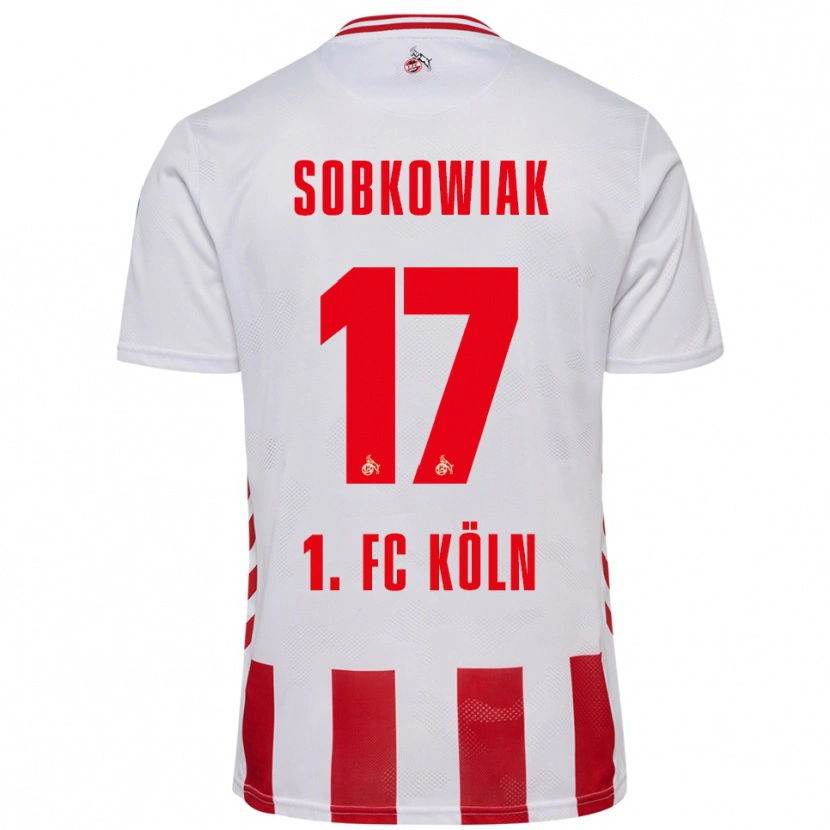 Danxen Herren Jannis Sobkowiak #17 Weiß Rot Heimtrikot Trikot 2025/26 T-Shirt Österreich