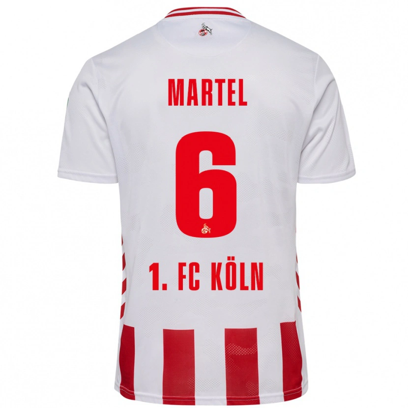 Danxen Herren Eric Martel #6 Weiß Rot Heimtrikot Trikot 2025/26 T-Shirt Österreich
