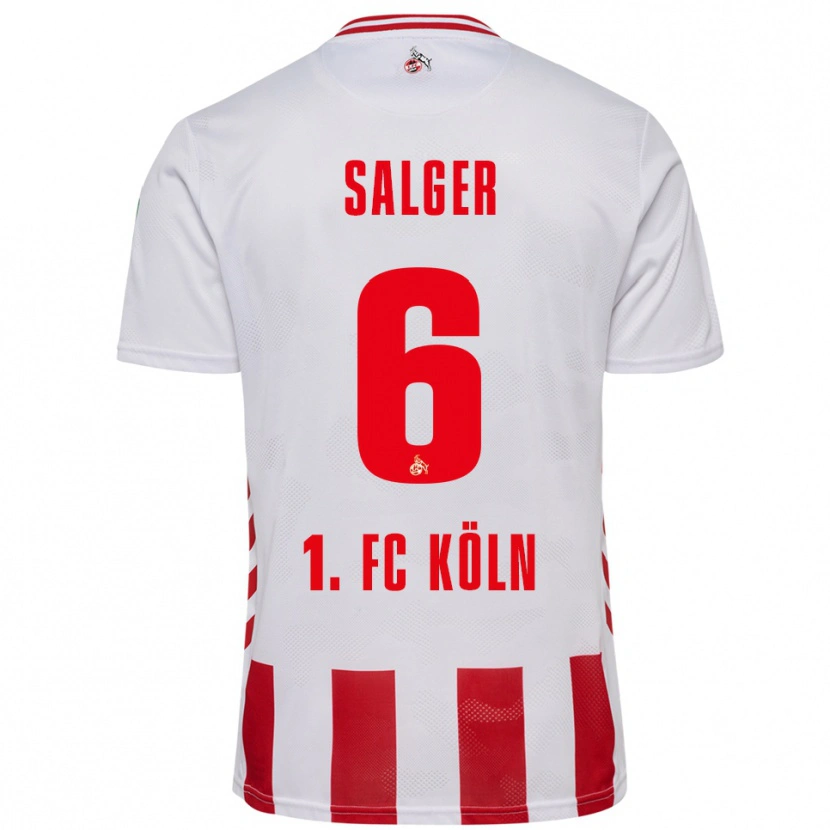 Danxen Herren Stephan Salger #6 Weiß Rot Heimtrikot Trikot 2025/26 T-Shirt Österreich