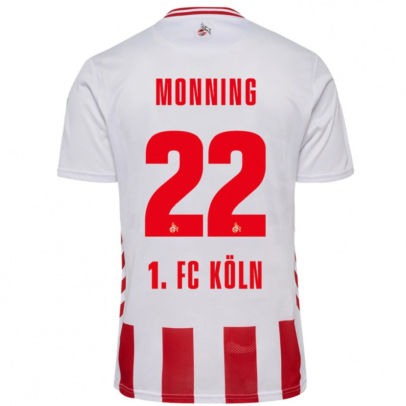 Danxen Herren Marlon Monning #22 Weiß Rot Heimtrikot Trikot 2025/26 T-Shirt Österreich
