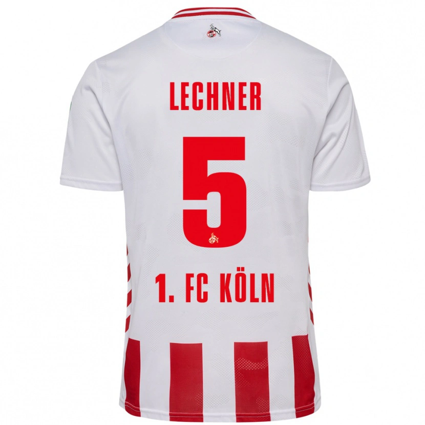 Danxen Herren Luca Lechner #5 Weiß Rot Heimtrikot Trikot 2025/26 T-Shirt Österreich