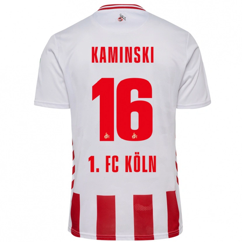 Danxen Herren Jakub Kaminski #16 Weiß Rot Heimtrikot Trikot 2025/26 T-Shirt Österreich