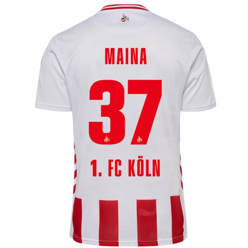 Danxen Herren Linton Maina #37 Weiß Rot Heimtrikot Trikot 2025/26 T-Shirt Österreich