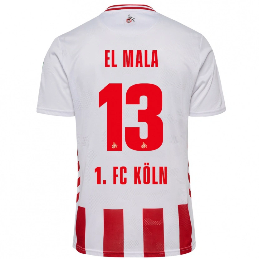 Danxen Herren Said El Mala #13 Weiß Rot Heimtrikot Trikot 2025/26 T-Shirt Österreich