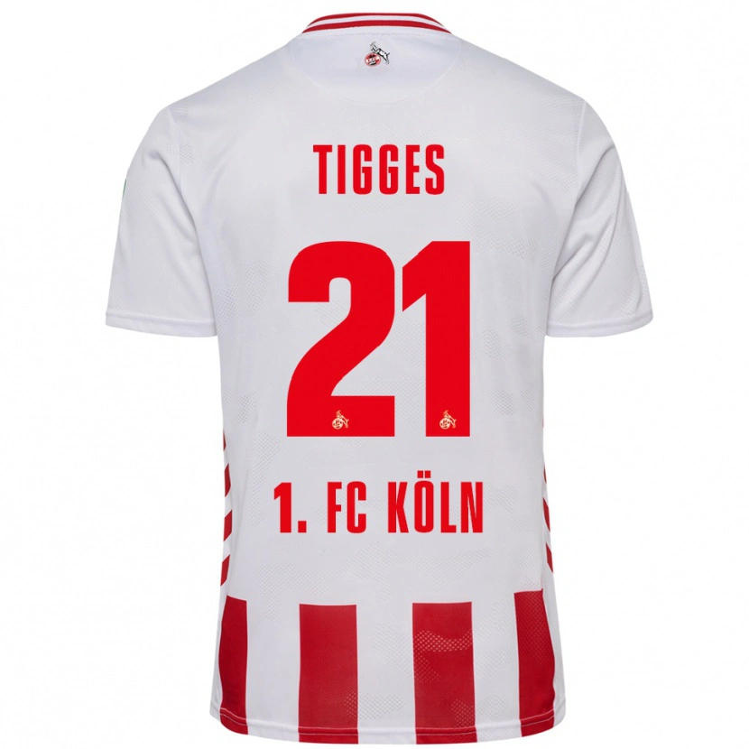 Danxen Herren Steffen Tigges #21 Weiß Rot Heimtrikot Trikot 2025/26 T-Shirt Österreich