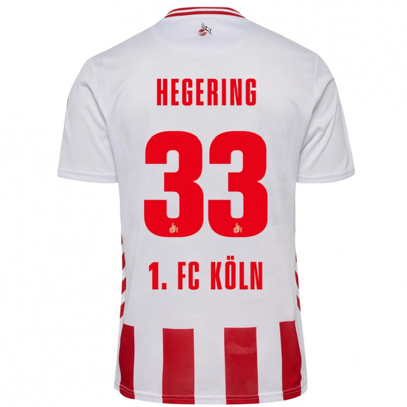 Danxen Herren Marina Hegering #33 Weiß Rot Heimtrikot Trikot 2025/26 T-Shirt Österreich