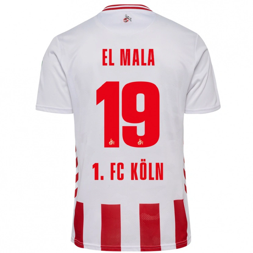 Danxen Herren Malek El Mala #19 Weiß Rot Heimtrikot Trikot 2025/26 T-Shirt Österreich