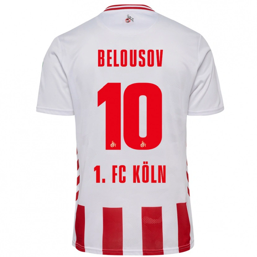 Danxen Herren Artem Belousov #10 Weiß Rot Heimtrikot Trikot 2025/26 T-Shirt Österreich