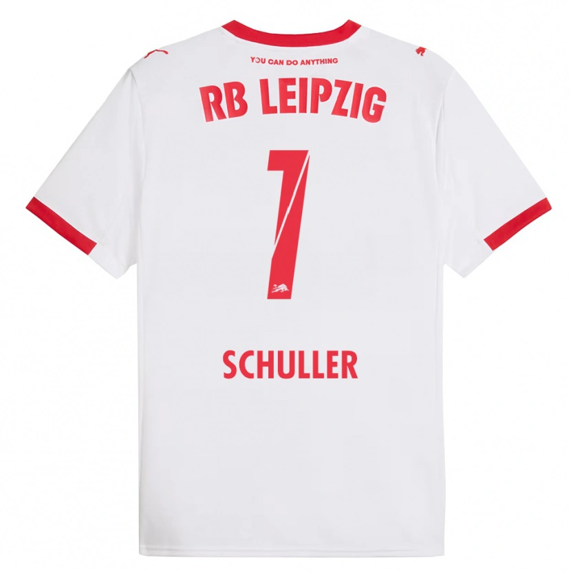 Danxen Herren Gina Schüller #1 Weiß Rot Heimtrikot Trikot 2025/26 T-Shirt Österreich