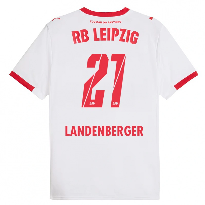 Danxen Herren Julia Landenberger #21 Weiß Rot Heimtrikot Trikot 2025/26 T-Shirt Österreich
