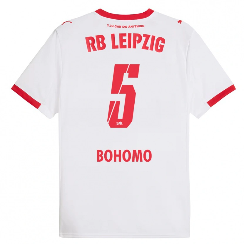 Danxen Herren Allan Bohomo #5 Weiß Rot Heimtrikot Trikot 2025/26 T-Shirt Österreich
