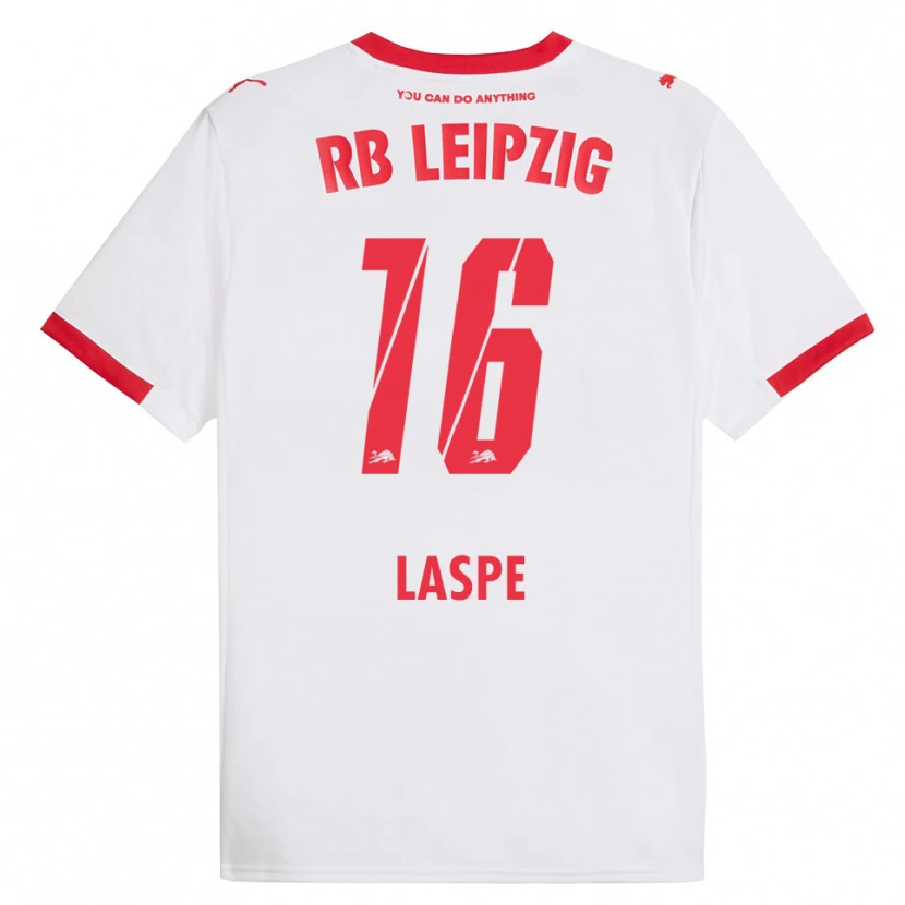 Danxen Herren Hannes Laspe #16 Weiß Rot Heimtrikot Trikot 2025/26 T-Shirt Österreich