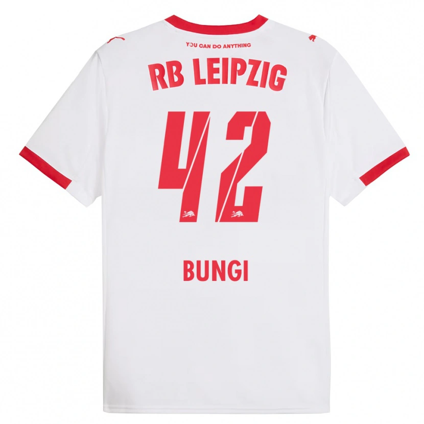 Danxen Herren Joyeux Masanka Bungi #42 Weiß Rot Heimtrikot Trikot 2025/26 T-Shirt Österreich
