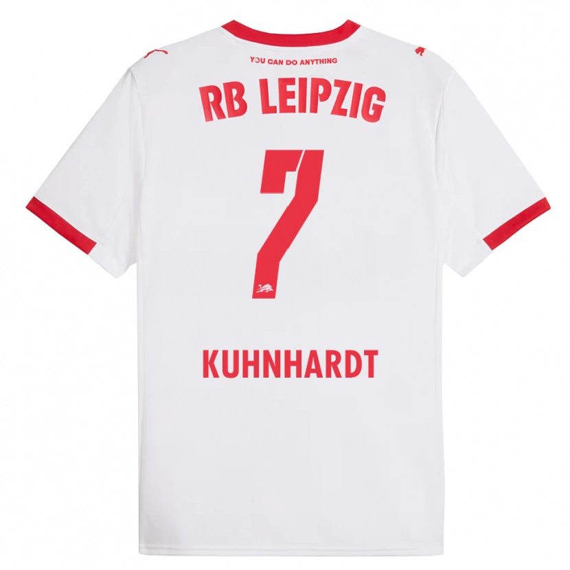 Danxen Herren Paul Kühnhardt #7 Weiß Rot Heimtrikot Trikot 2025/26 T-Shirt Österreich