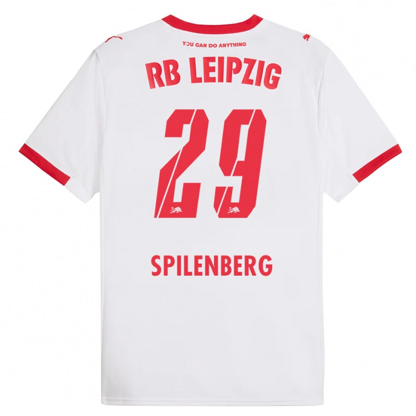 Danxen Herren Maja Spilenberg #29 Weiß Rot Heimtrikot Trikot 2025/26 T-Shirt Österreich