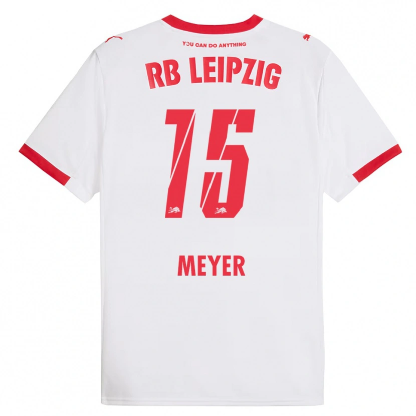 Danxen Herren Tim Meyer #15 Weiß Rot Heimtrikot Trikot 2025/26 T-Shirt Österreich
