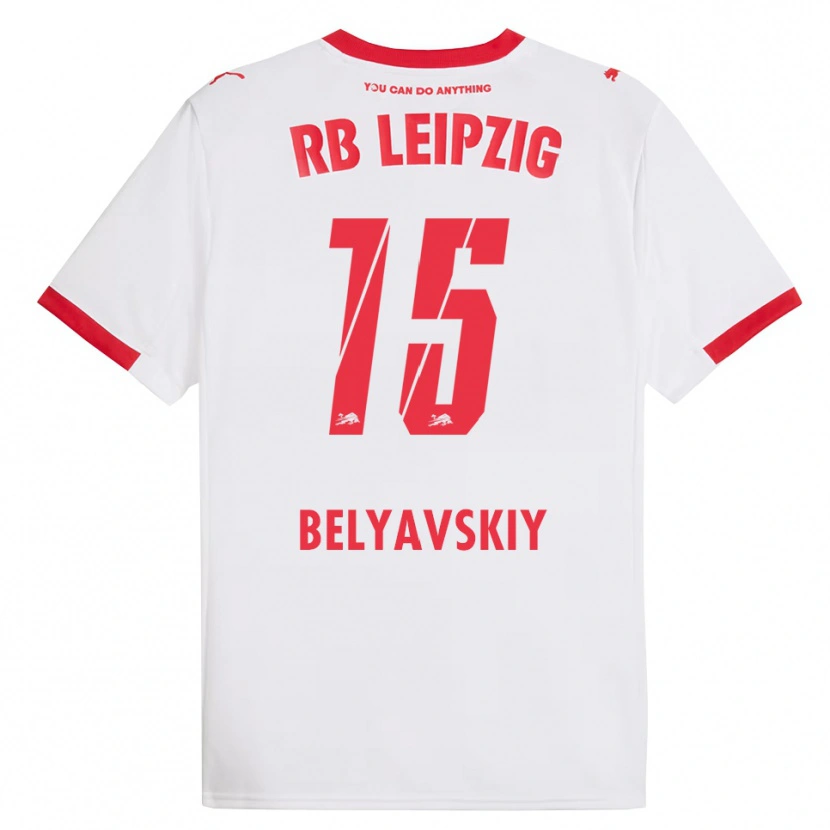 Danxen Herren David Belyavskiy #15 Weiß Rot Heimtrikot Trikot 2025/26 T-Shirt Österreich