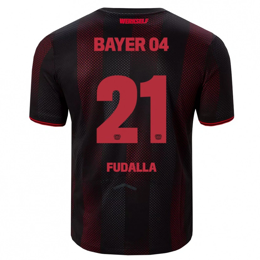 Danxen Herren Vanessa Fudalla #21 Schwarz Rot Heimtrikot Trikot 2025/26 T-Shirt Österreich