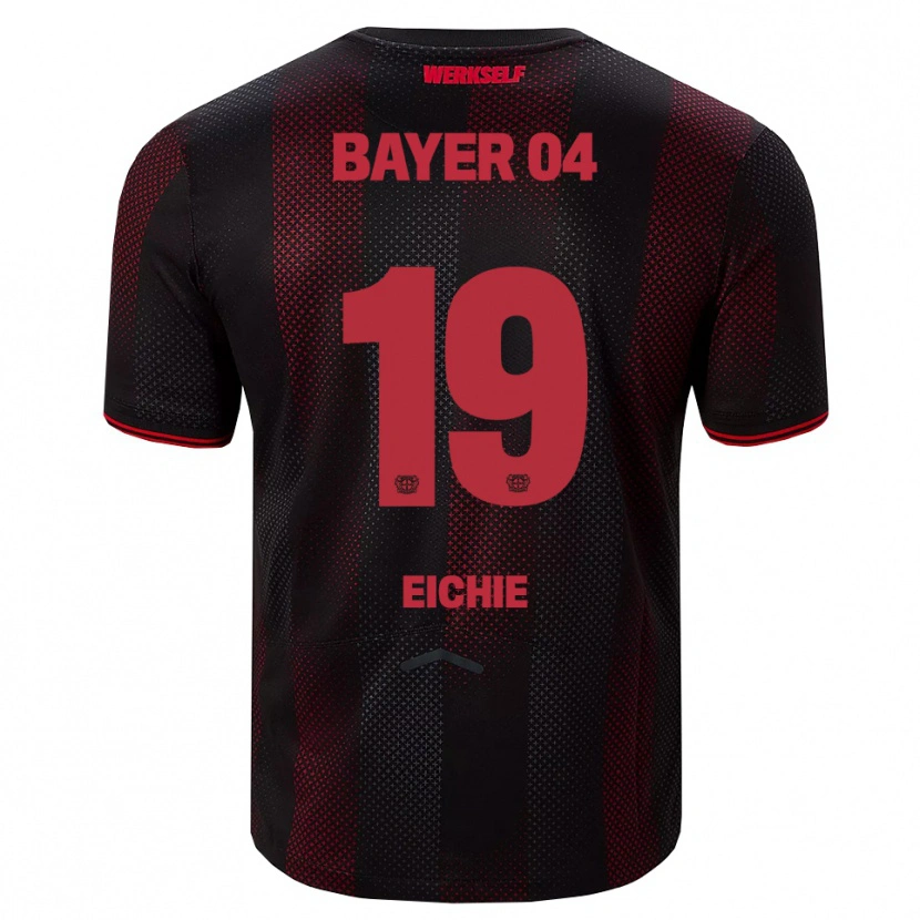 Danxen Herren Isaiah Eichie #19 Schwarz Rot Heimtrikot Trikot 2025/26 T-Shirt Österreich