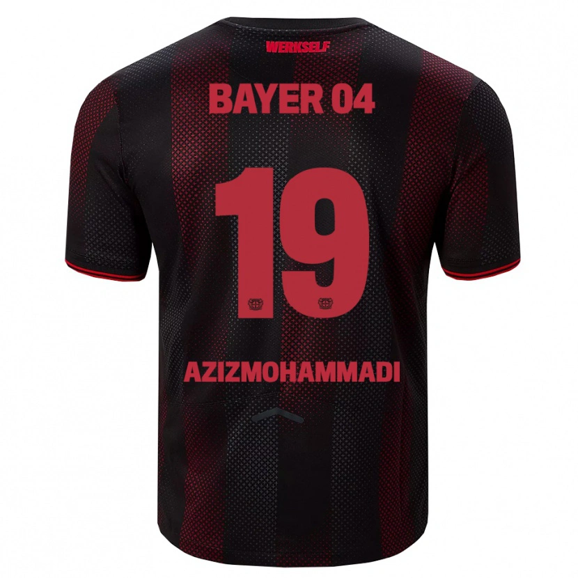 Danxen Herren Mick Azizmohammadi #19 Schwarz Rot Heimtrikot Trikot 2025/26 T-Shirt Österreich