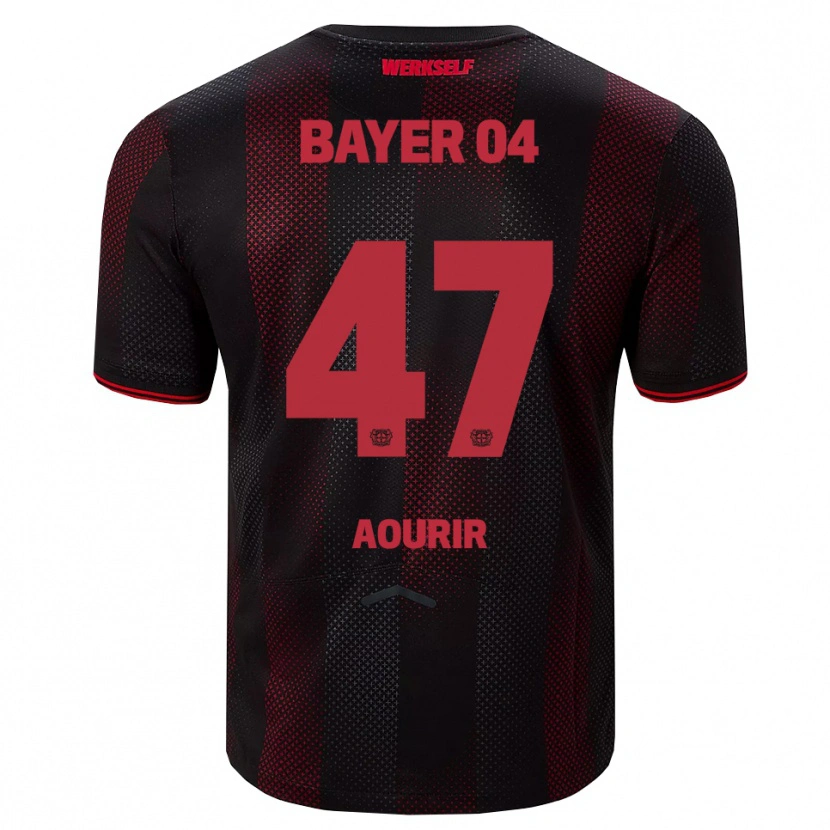 Danxen Herren Ayman Aourir #47 Schwarz Rot Heimtrikot Trikot 2025/26 T-Shirt Österreich
