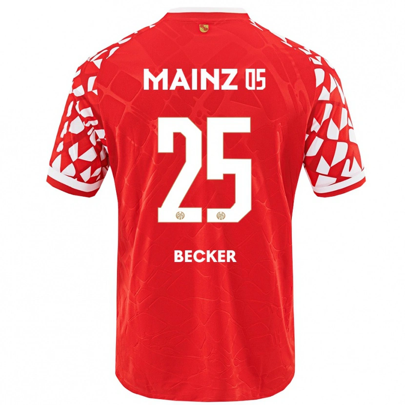 Danxen Herren Kathrin Becker #25 Rot Weiß Heimtrikot Trikot 2025/26 T-Shirt Österreich