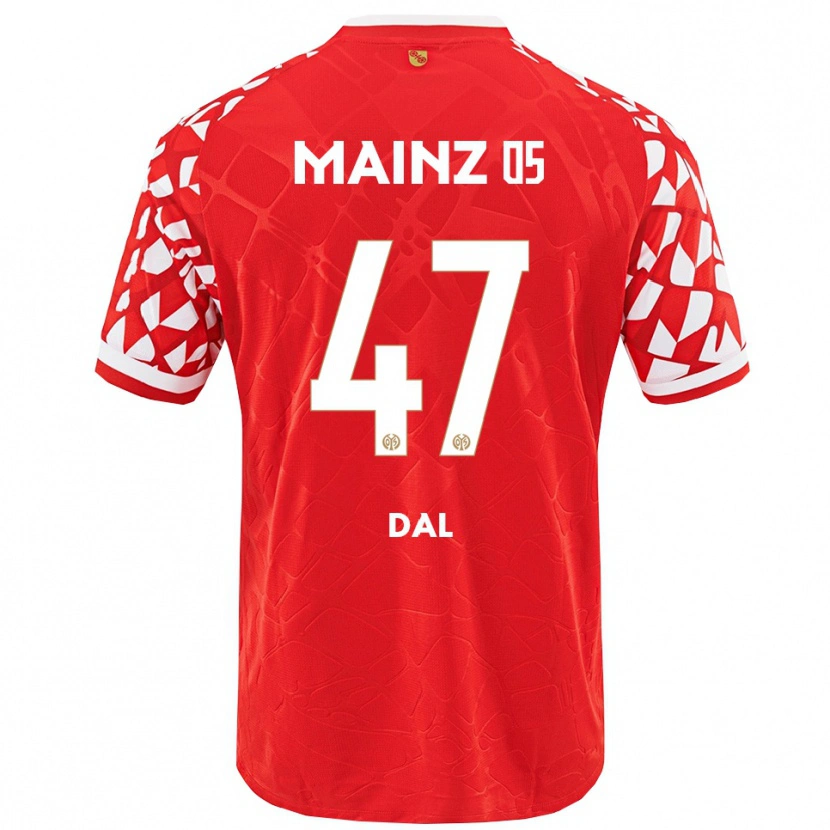 Danxen Herren Maxim Dal #47 Rot Weiß Heimtrikot Trikot 2025/26 T-Shirt Österreich