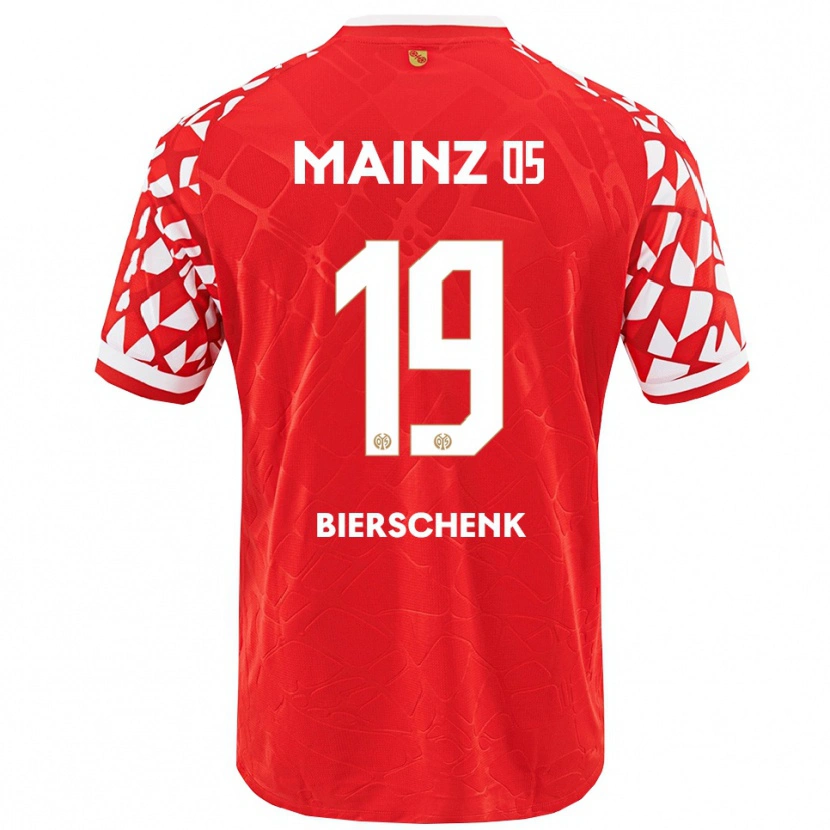 Danxen Herren Lovis Bierschenk #19 Rot Weiß Heimtrikot Trikot 2025/26 T-Shirt Österreich