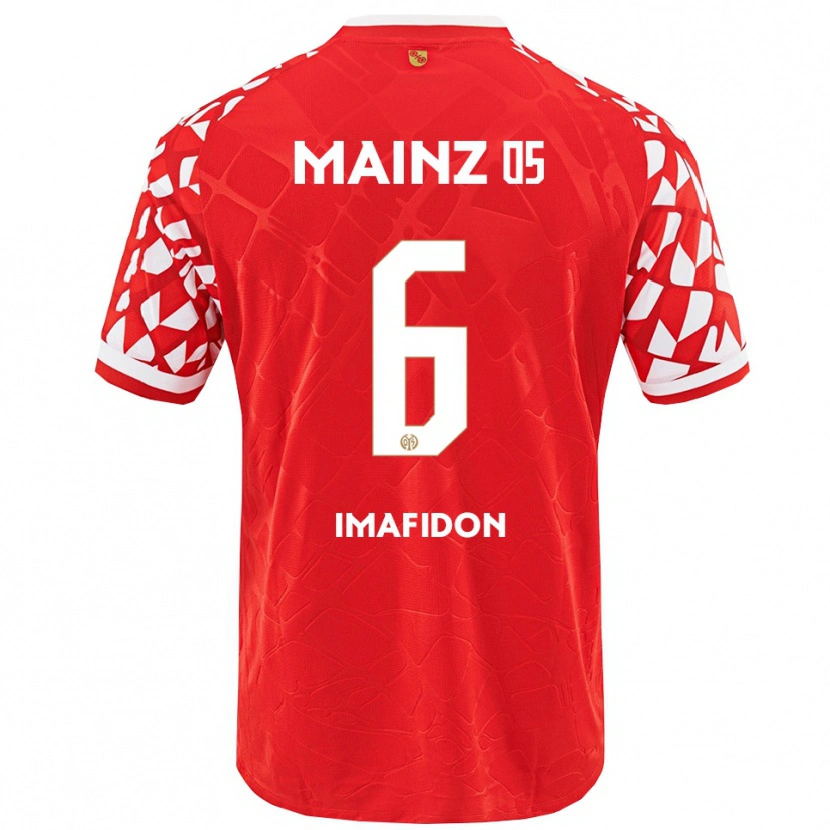 Danxen Herren Daniel Imafidon #6 Rot Weiß Heimtrikot Trikot 2025/26 T-Shirt Österreich