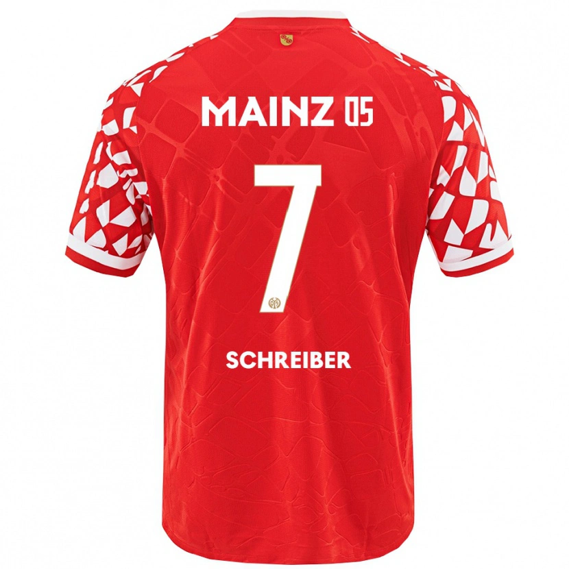 Danxen Herren Philipp Schreiber #7 Rot Weiß Heimtrikot Trikot 2025/26 T-Shirt Österreich