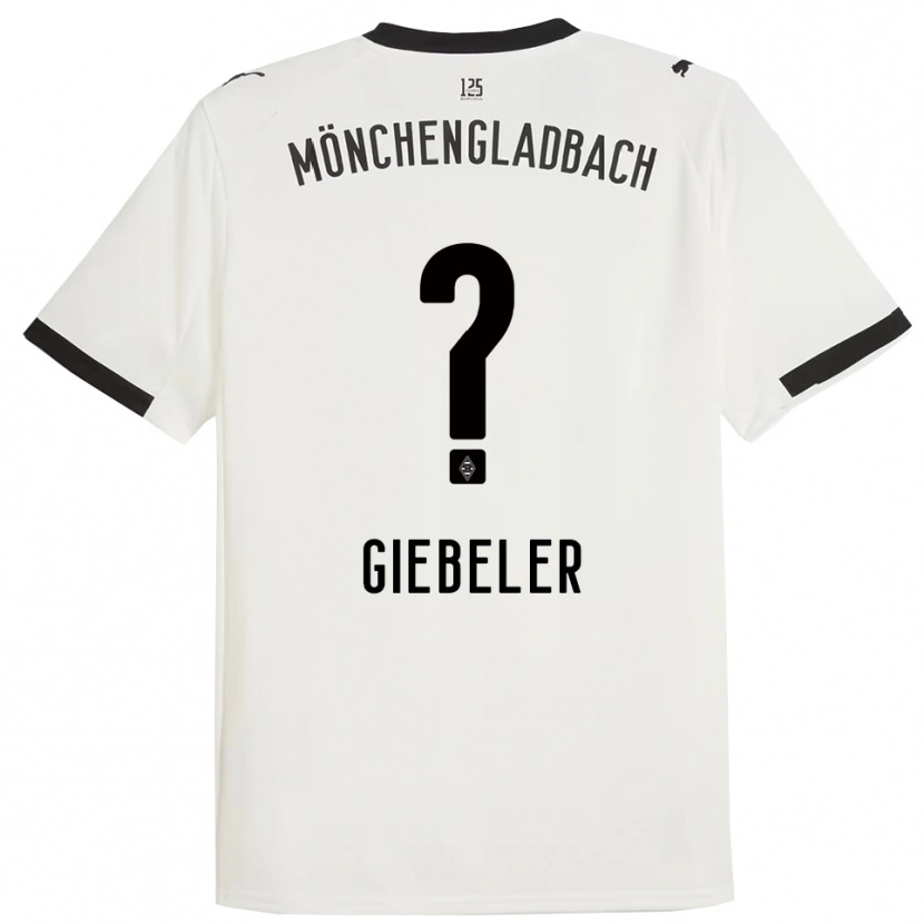 Danxen Herren Benno Giebeler #0 Weiß Schwarz Heimtrikot Trikot 2025/26 T-Shirt Österreich